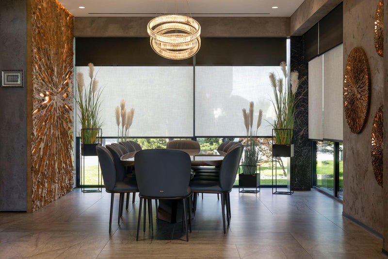 Premium Dual Double Roller Blinds from Online Blinds 4U in Australia – featuring a stylish combination of light-filtering and blockout fabrics for versatile light control and privacy in modern Australian homes.